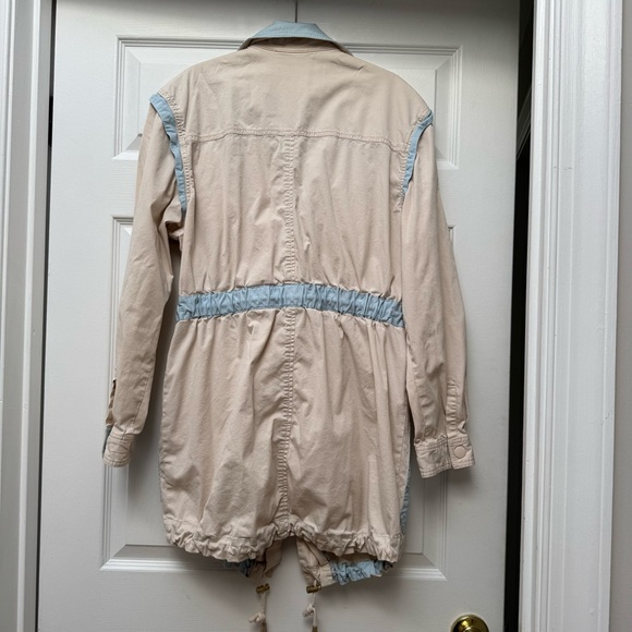 Anthropologie Colorblocked Utility Jacket, size Medium - Picture 8 of 10
